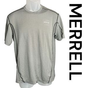 Merrell Top Opti-Wick UPF 20+ Crew Neck T-shirt Men’s Size Medium Grey